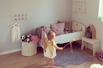 Decoración infantil para el dormitorio de los peques, niños, desarrollar su creatividad