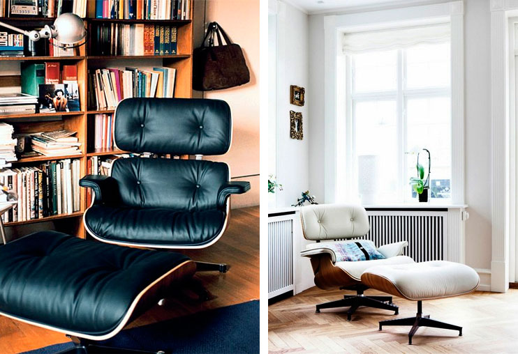 lounge chair eames sillon reposapies ottoman descuento oferta decoratualma dta