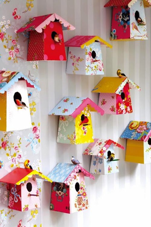 Manualidad DIY DO IT YOURSELF Decoratualma DTA casita para pajaros de carton