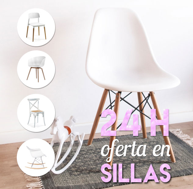 Descuento 24 horas en nuestras sillas Decoratualma