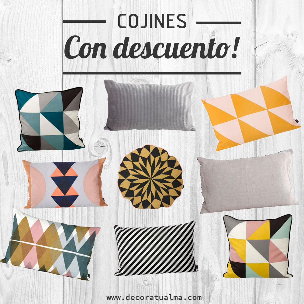 Rebajas decoratualma.com DTA cojines bien mulliditos de todos los colores y sabores! DTA