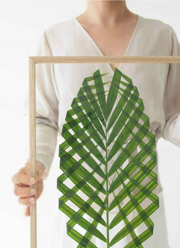 1 DIY Decoratualma hoja palmera enmarcada