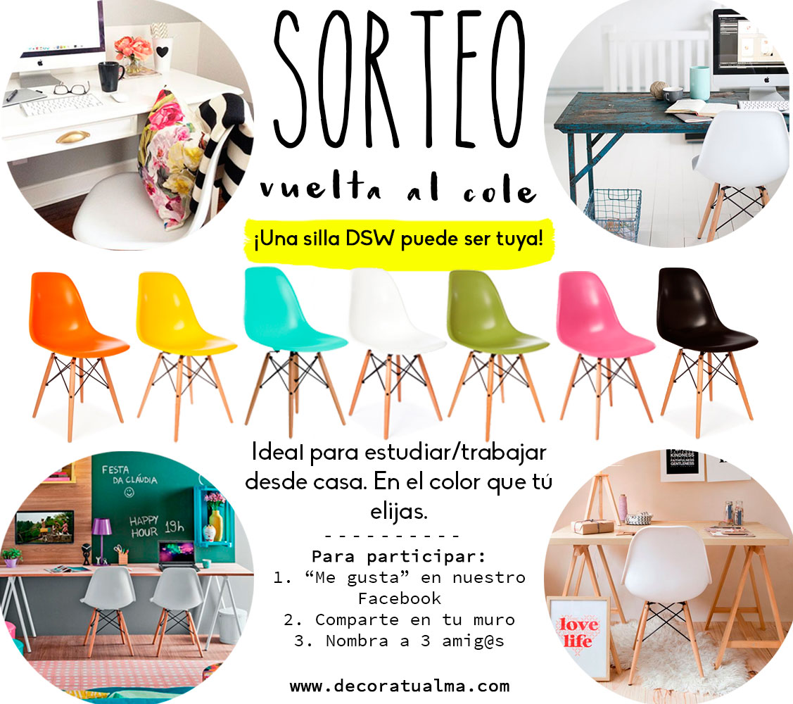 Sorteo Decoratualma Silla Eames DSW Style