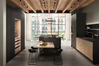 Cocina-vanguardista-en-madera-microcemento-y-tonos-oscuros-Tmatt-Nero-y-Roble-Nudos-1